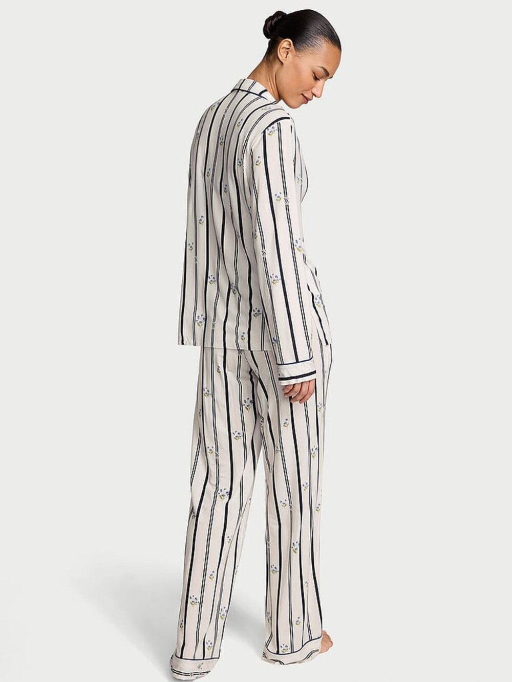 NWT Victoria's Secret SoSoft Modal Long Pajama Set Size XL Short in Coconut